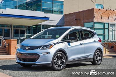Insurance rates Chevy Bolt EV in Los Angeles