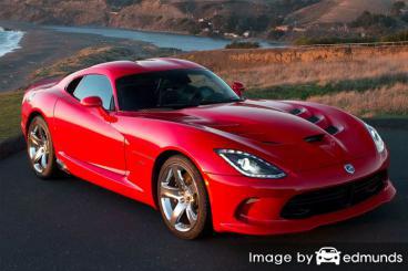 Insurance rates Dodge Viper in Los Angeles
