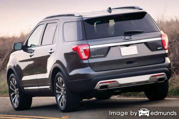 Insurance rates Ford Explorer in Los Angeles