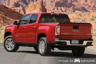 Insurance quote for GMC Canyon in Los Angeles