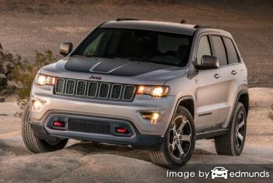 Insurance quote for Jeep Grand Cherokee in Los Angeles