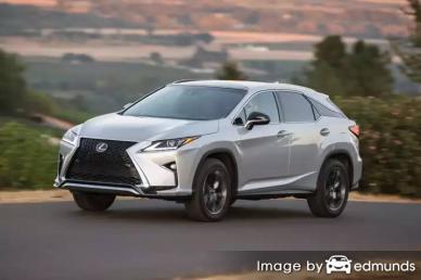 Insurance rates Lexus RX 350 in Los Angeles