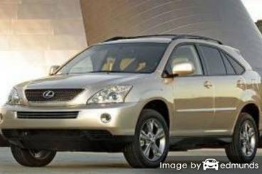 Insurance rates Lexus RX 400h in Los Angeles