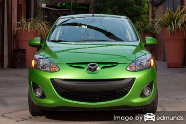 Insurance rates Mazda 2 in Los Angeles