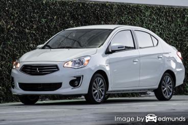 Insurance quote for Mitsubishi Mirage G4 in Los Angeles