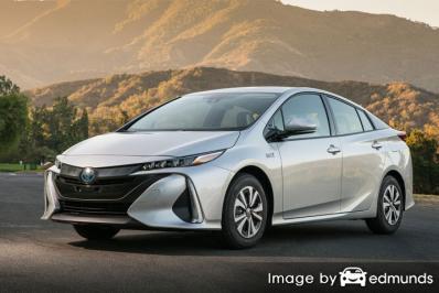 Insurance quote for Toyota Prius Prime in Los Angeles