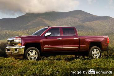 Insurance rates Chevy Silverado 2500HD in Los Angeles