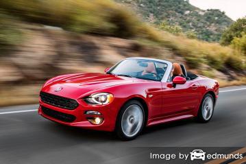 Insurance rates Fiat 124 Spider in Los Angeles