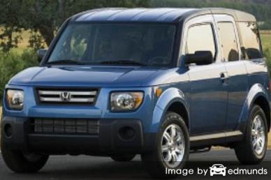 Insurance rates Honda Element in Los Angeles