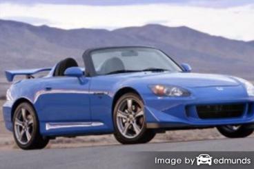 Insurance rates Honda S2000 in Los Angeles