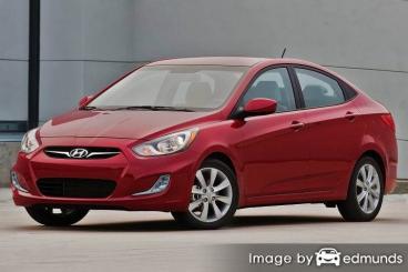 Insurance rates Hyundai Accent in Los Angeles