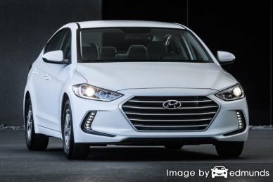 Insurance quote for Hyundai Elantra in Los Angeles