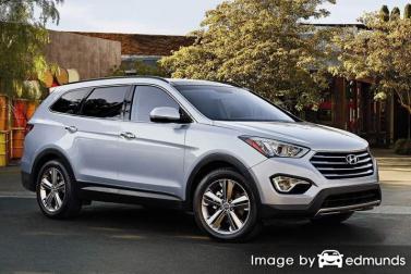 Insurance rates Hyundai Santa Fe in Los Angeles