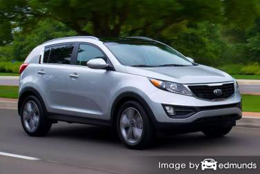 Insurance rates Kia Sportage in Los Angeles