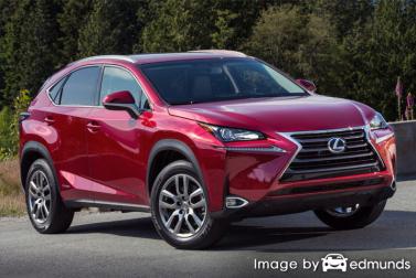 Insurance rates Lexus NX 300h in Los Angeles