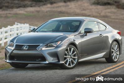 Insurance quote for Lexus RC 300 in Los Angeles