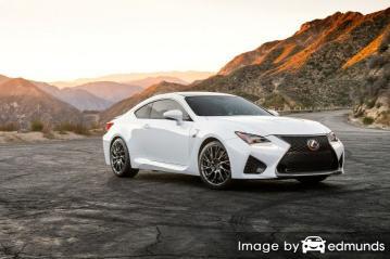 Insurance quote for Lexus RC F in Los Angeles