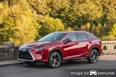 Insurance rates Lexus RX 450h in Los Angeles