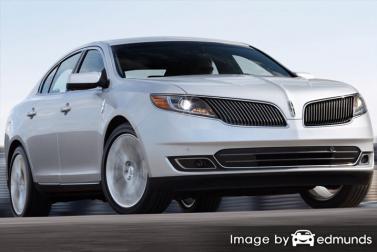 Insurance rates Lincoln MKS in Los Angeles