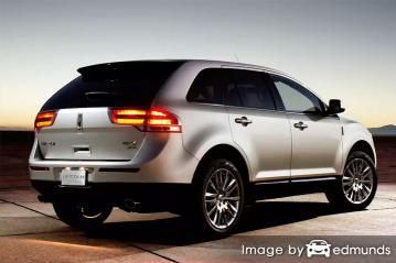 Insurance rates Lincoln MKX in Los Angeles