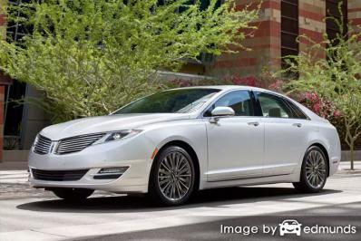 Insurance rates Lincoln MKZ in Los Angeles