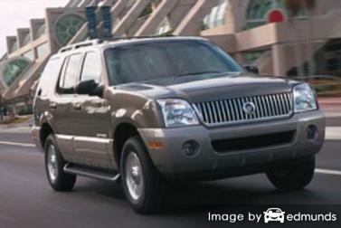 Insurance rates Mercury Mountaineer in Los Angeles