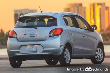 Insurance quote for Mitsubishi Mirage in Los Angeles