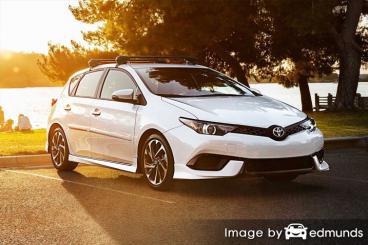 Insurance rates Toyota Corolla iM in Los Angeles