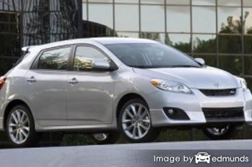 Insurance rates Toyota Matrix in Los Angeles