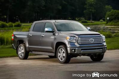 Insurance quote for Toyota Tundra in Los Angeles