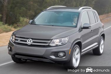 Insurance rates Volkswagen Tiguan in Los Angeles